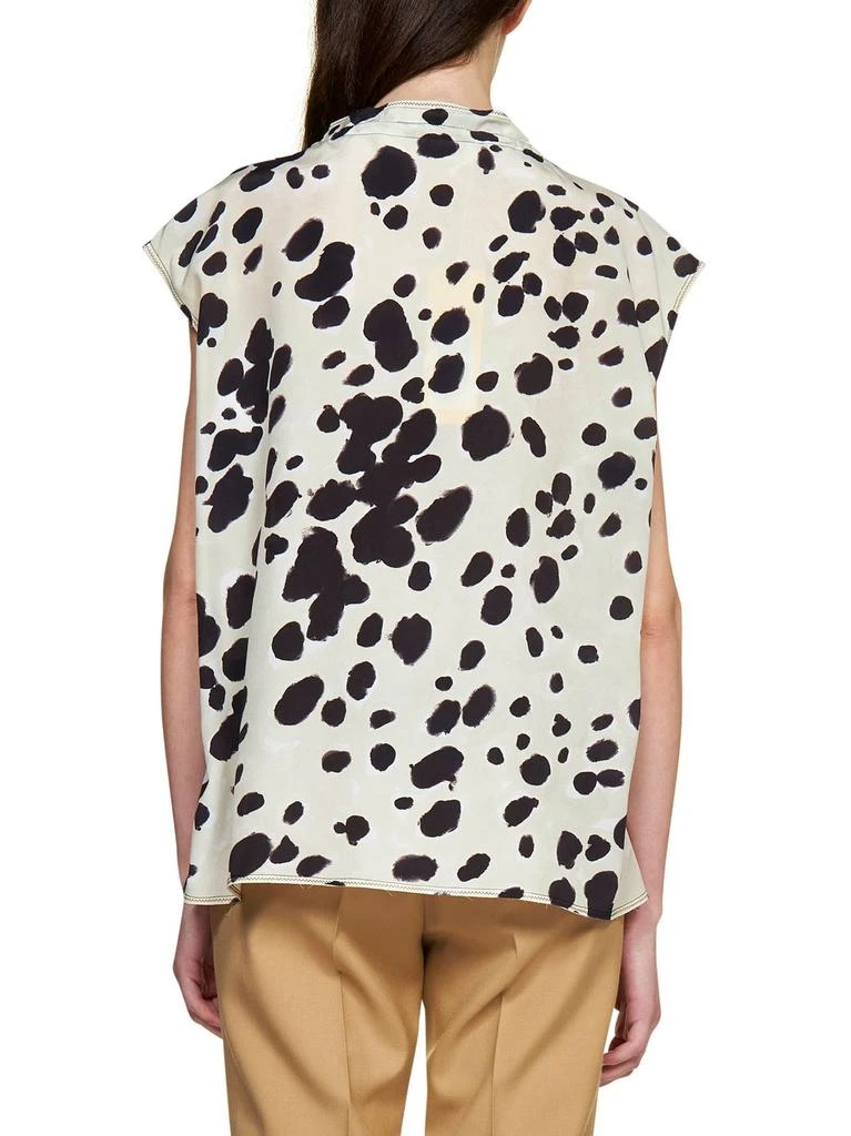 商品Marni|Marni Polka Dot Tie-Neck Sleeveless Blouse,价格¥2401,第3张图片详细描述