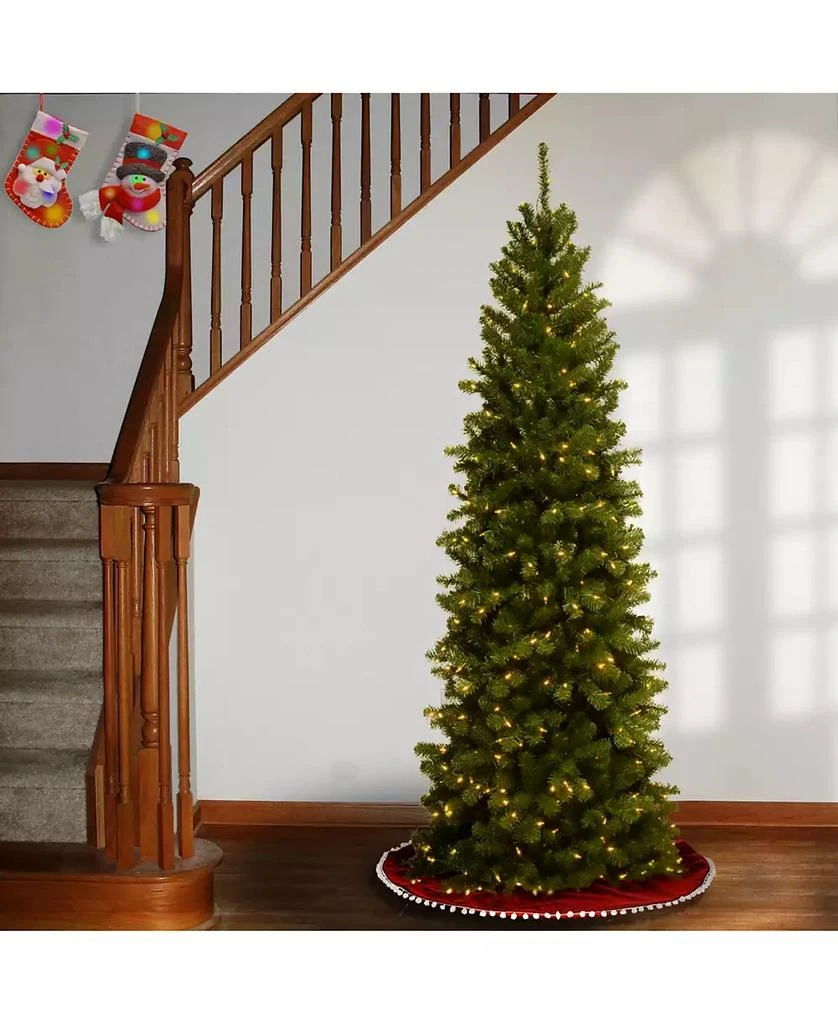 商品National Tree Company|National Tree 6.5' North Valley Spruce Pencil Slim Tree with Clear Lights,价格¥793,第4张图片详细描述