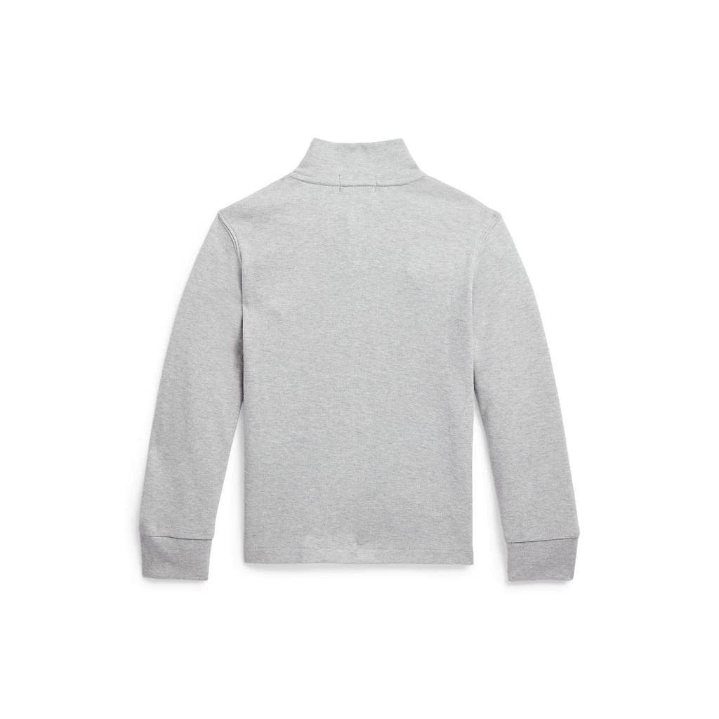 商品Ralph Lauren|Cotton Interlock 1/4 Zip Pullover (Little Kids),价格¥231,第2张图片详细描述