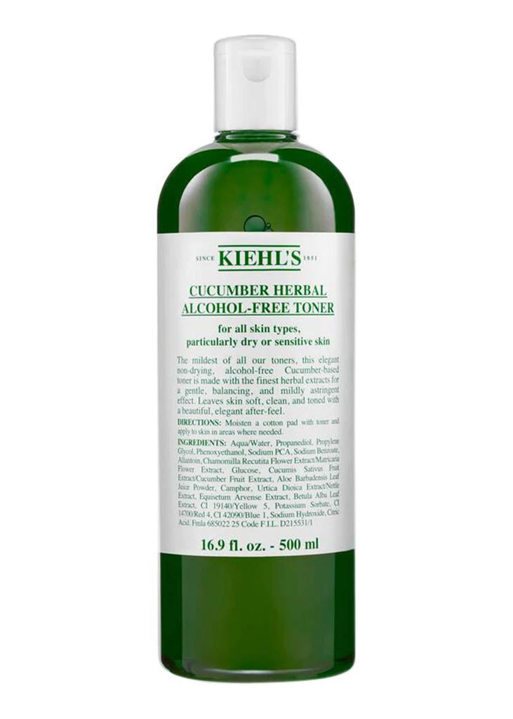 商品Kiehl's|Cucumber Herbal Alcohol-Free Toner 500ml,价格¥315,第1张图片