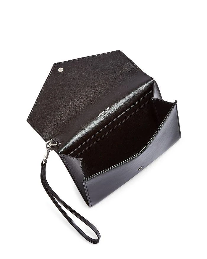 商品Yves Saint Laurent|Cassandre Studded Flap Clutch,价格¥6660,第5张图片详细描述