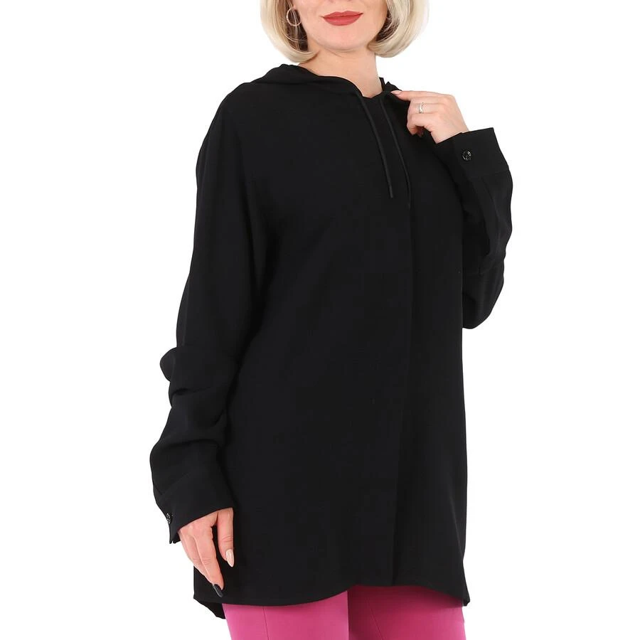 商品Burberry|Monogram Motif Viscose Oversized Hooded Top,价格¥1840,第2张图片详细描述
