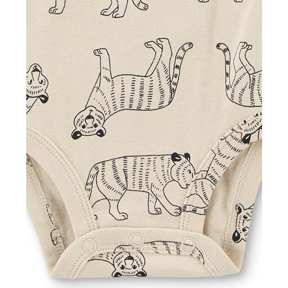 商品Carter's|Baby Boys 4-Pk. Printed Long-Sleeve Bodysuits,价格¥115,第2张图片详细描述