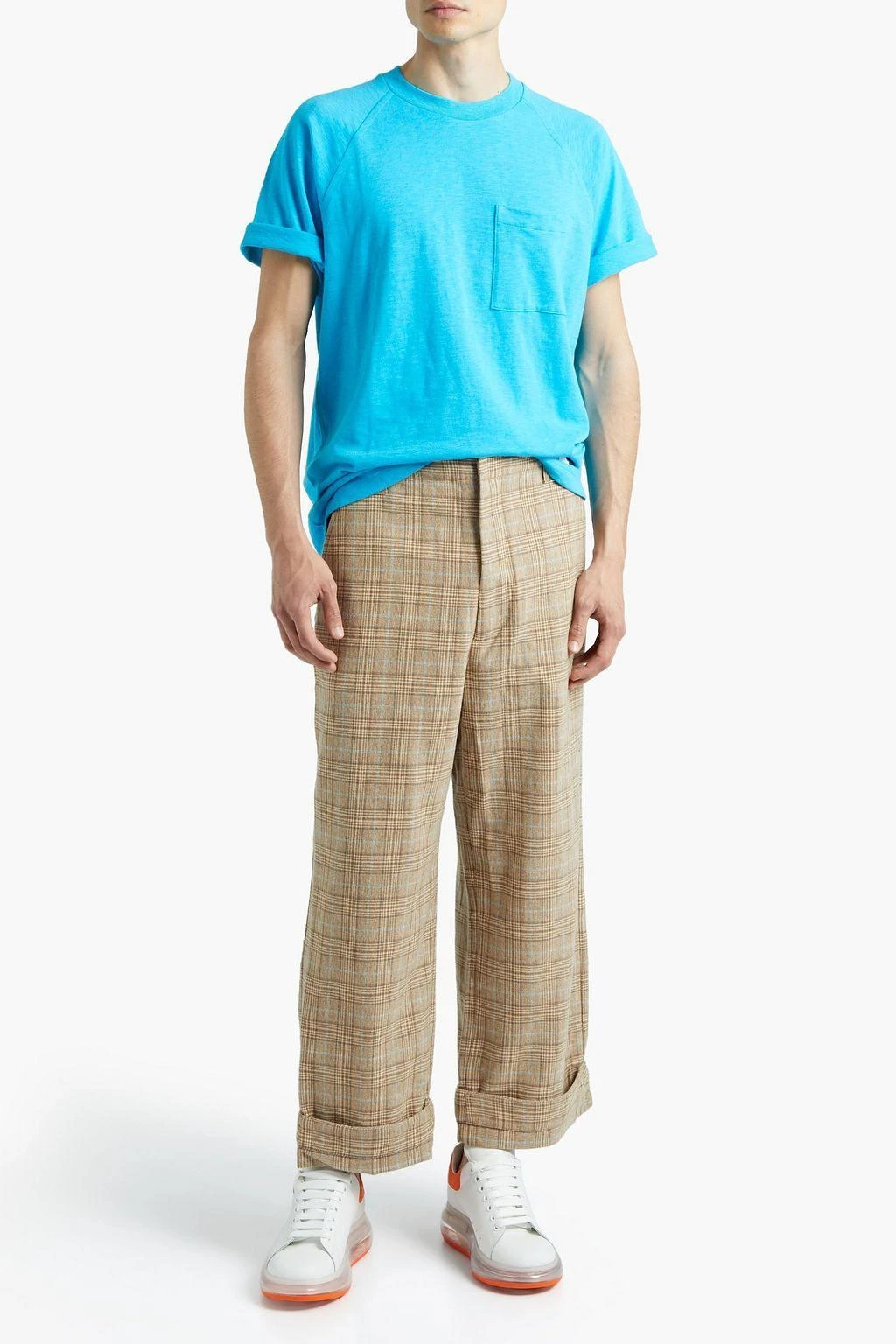 商品Acne Studios|Slub cotton-blend jersey T-shirt,价格¥315,第2张图片详细描述