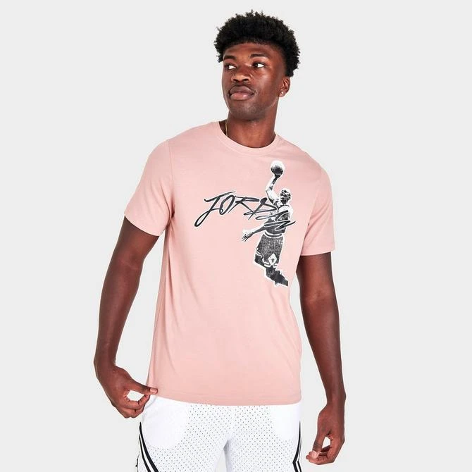 商品Jordan|Men's Jordan Air Dri-FIT Mike In Flight Graphic Short-Sleeve T-Shirt,价格¥185,第3张图片详细描述