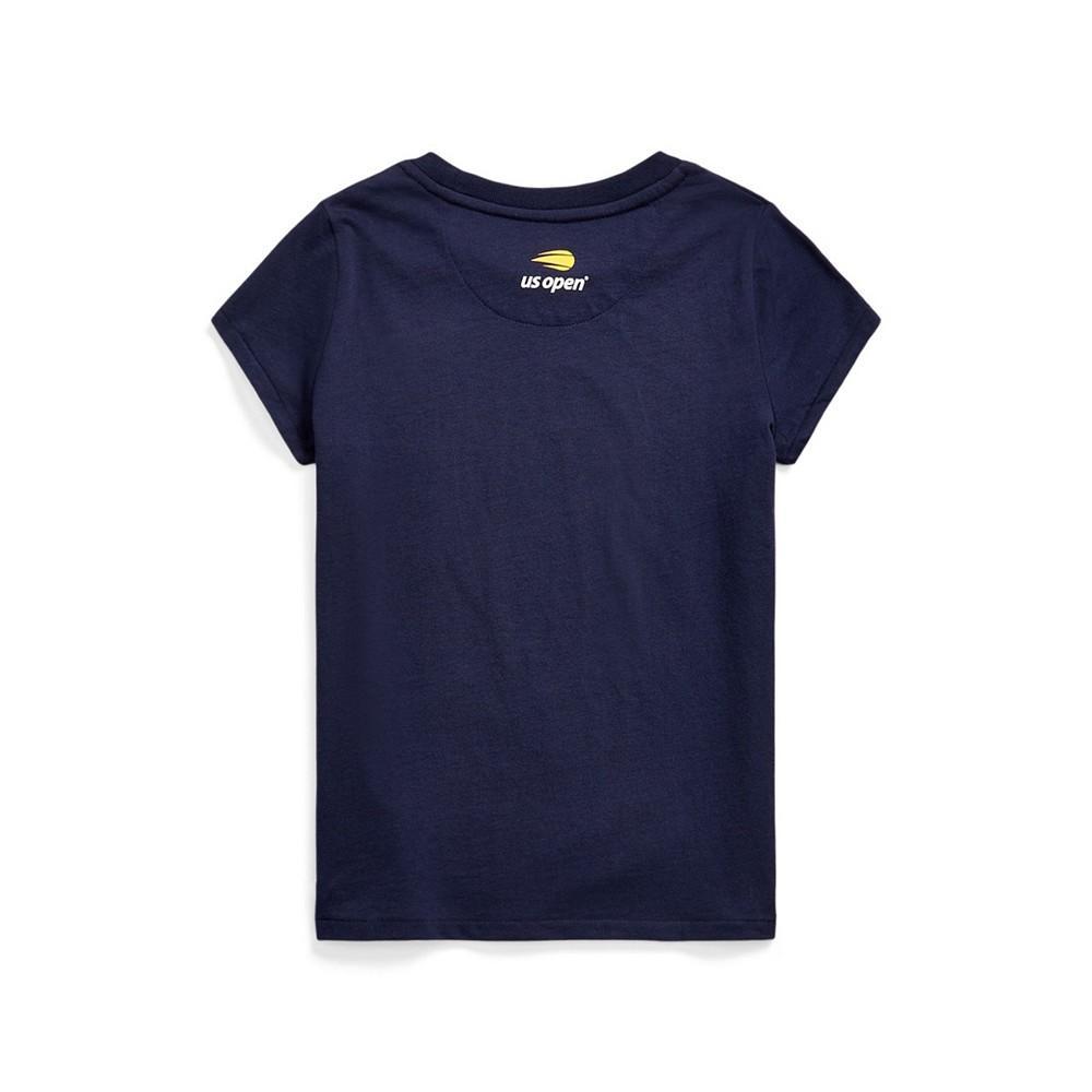 商品Ralph Lauren|Big Girls US Open Polo Bear Jersey T-shirt,价格¥202,第4张图片详细描述