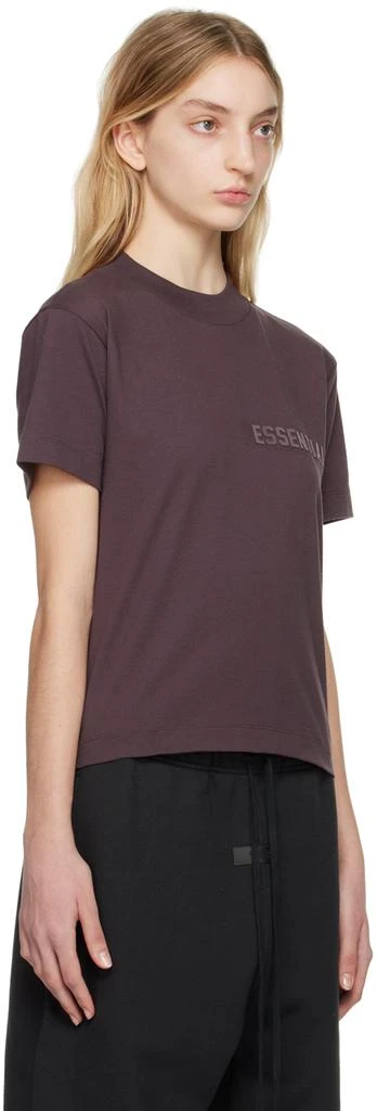 商品Essentials|2023春季新款 女款紫色圆领 T 恤,价格¥215,第2张图片详细描述