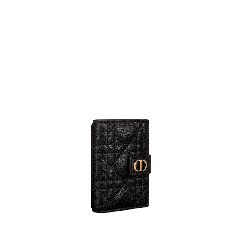 Dior 迪奥Caro系列女士黑色牛皮钱包 商品