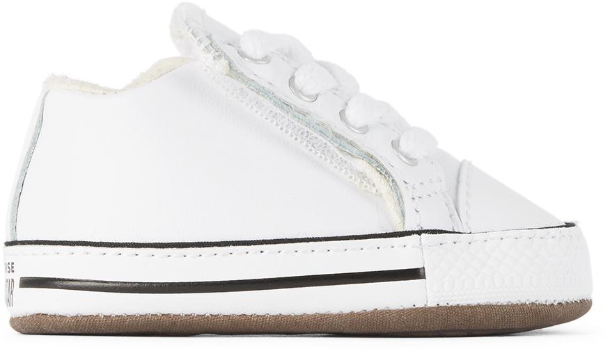Baby White Easy-On Chuck Taylor All Star Cribster Sneakers商品第1张图片规格展示