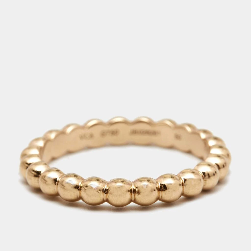 商品[二手商品] Van Cleef & Arpels|Van Cleef & Arpels Perlée Pearls 18k Rose Gold Medium Model Ring Size 50,价格¥8988,第5张图片详细描述
