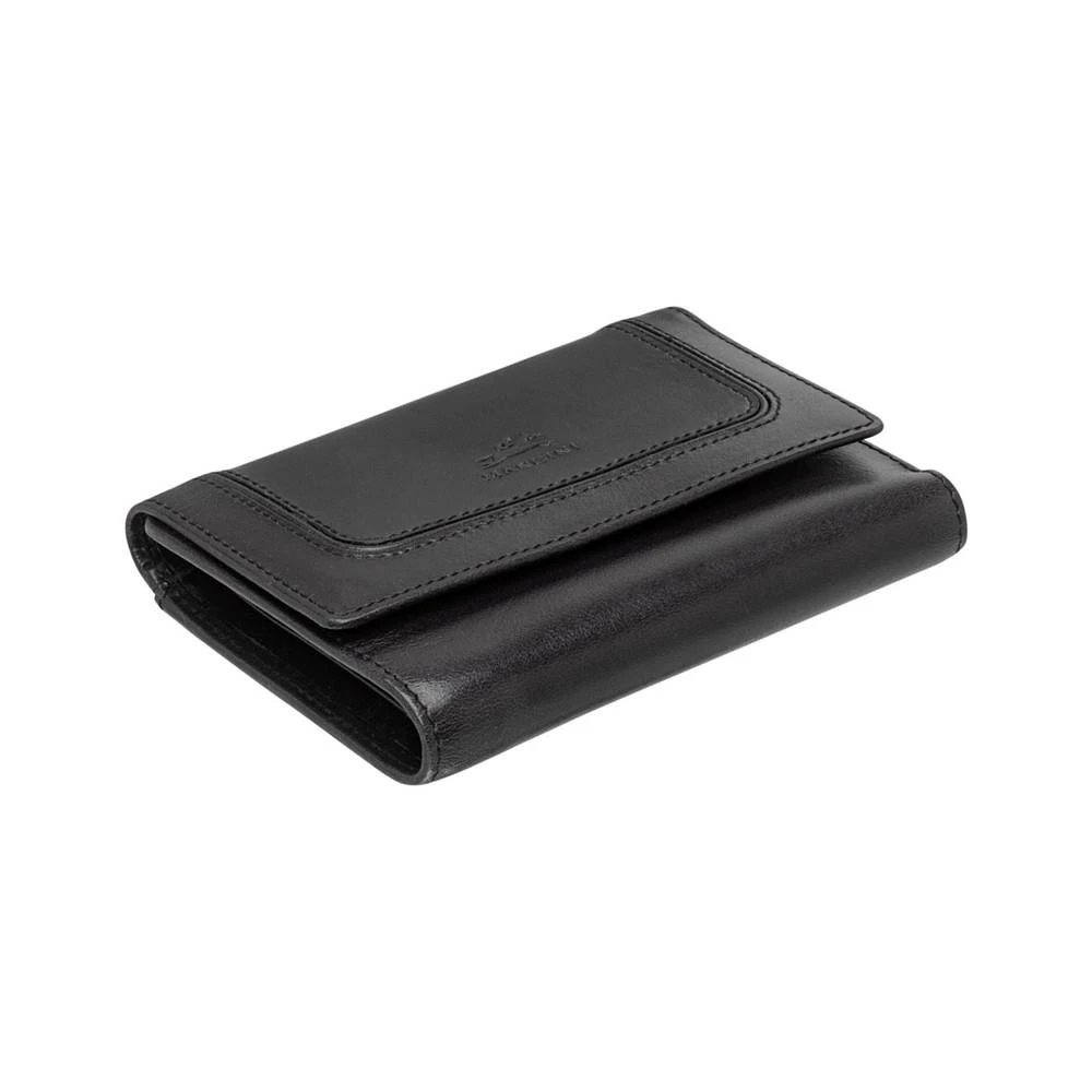 商品Mancini Leather Goods|South Beach RFID Secure Mini Clutch Wallet,价格¥661,第5张图片详细描述