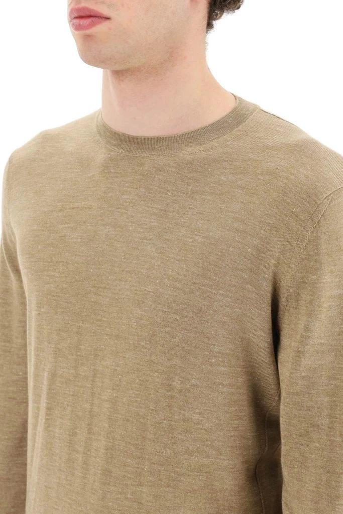 商品Zegna|LIGHTWEIGHT SILK CASHMERE AND LINEN SWEATER,价格¥2871,第5张图片详细描述