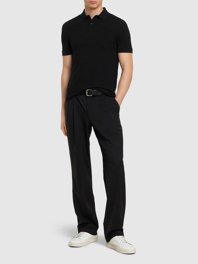 商品Hugo Boss|Pallas Logo Cotton Polo,价格¥407,第1张图片详细描述