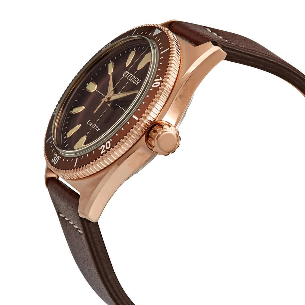 商品Citizen|Eco-Drive Brown Dial Brown Leather Men's Watch AW1593-06X,价格¥1468,第2张图片详细描述