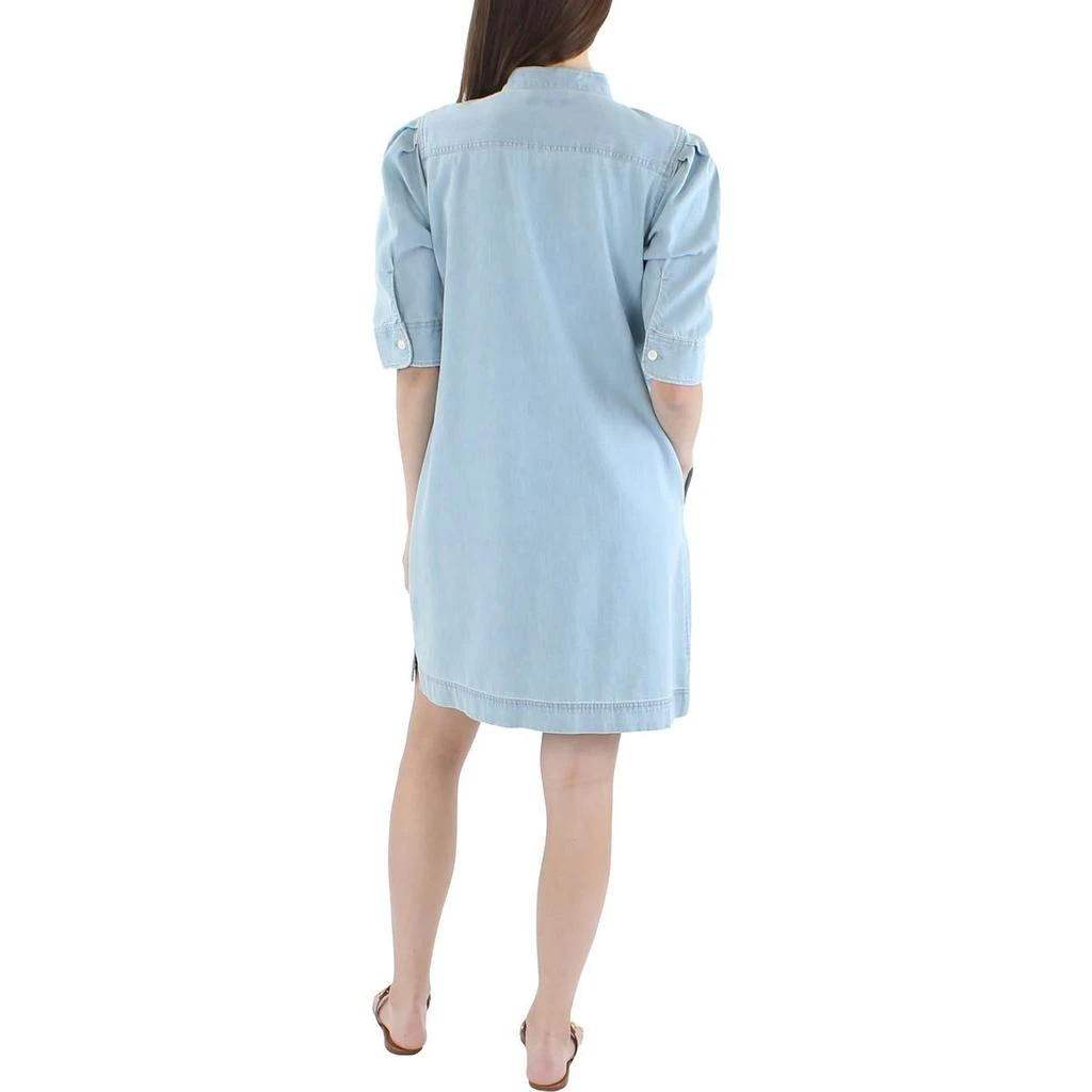 商品Ralph Lauren|Lauren Ralph Lauren Womens Goddard Denim Pockets Shirtdress,价格¥195,第3张图片详细描述