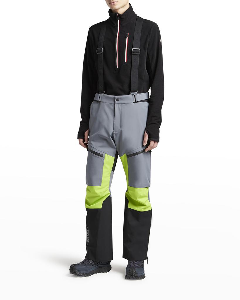 Men's Colorblock Ski Pants w/ Suspenders商品第3张图片规格展示