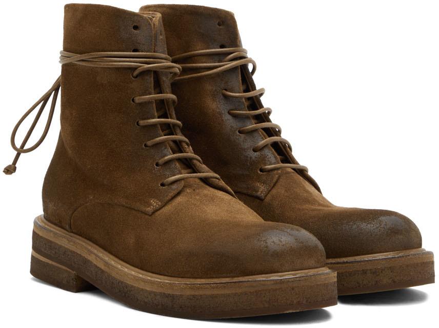 Brown Suede Parrucca Boots商品第4张图片规格展示