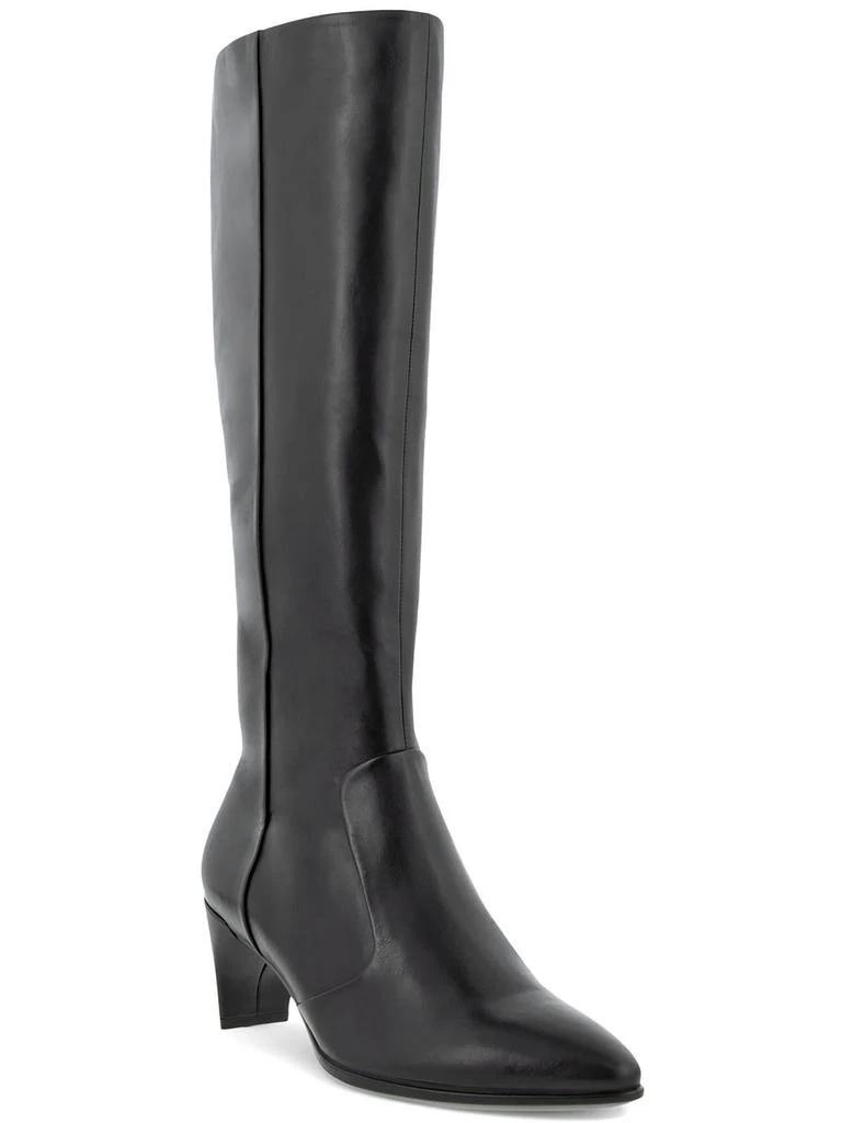 商品ECCO|Shape 45 Womens Leather Pointed Toe Knee-High Boots,价格¥1203,第1张图片