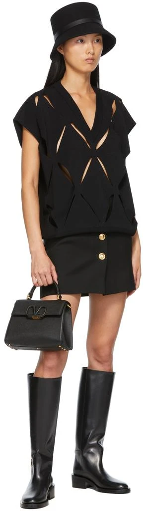 商品Valentino|黑色镂空马甲,价格¥5916,第4张图片详细描述