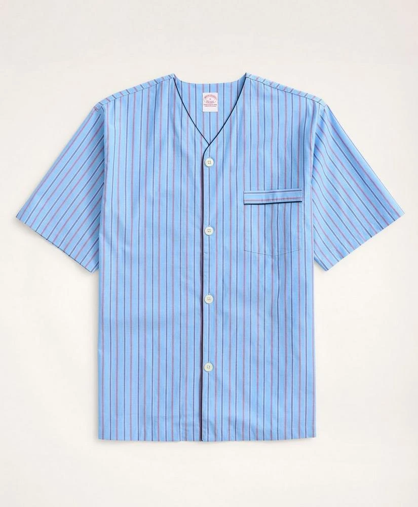 商品Brooks Brothers|Framed Stripe Short Pajamas,价格¥516,第2张图片详细描述