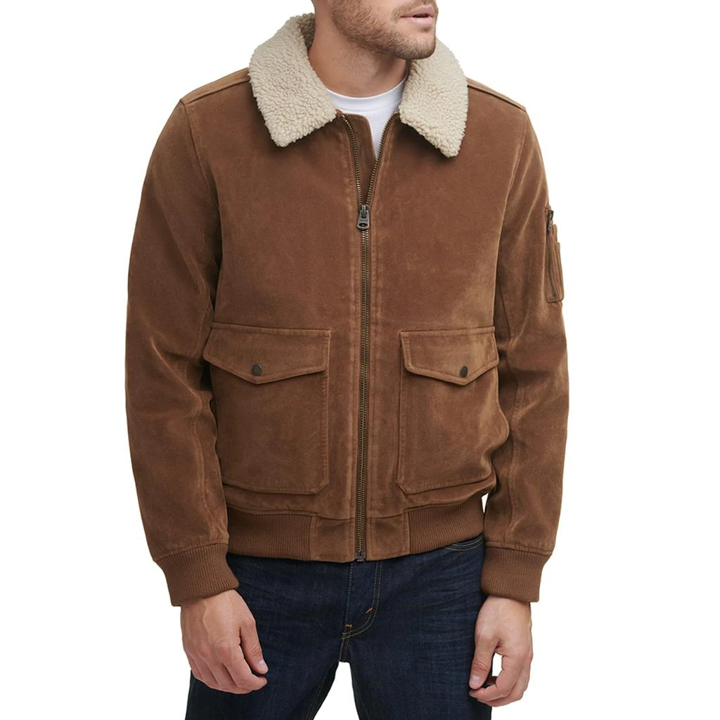 商品Levi's|Vintage Faux Suede Aviator Bomber with Sherpa,价格¥973,第1张图片