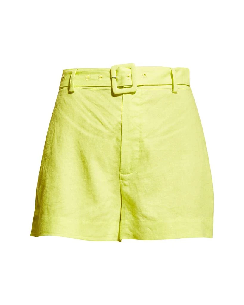 商品Solid & Striped|The Rosa Belted Linen Shorts,价格¥533,第2张图片详细描述