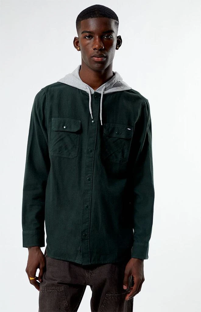 商品Vans|Parkway II Hooded Flannel Shirt,价格¥614,第1张图片