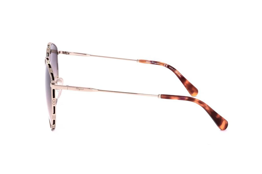 商品Salvatore Ferragamo|Salvatore Ferragamo Eyewear Oval Frame Sunglasses,价格¥1889,第3张图片详细描述