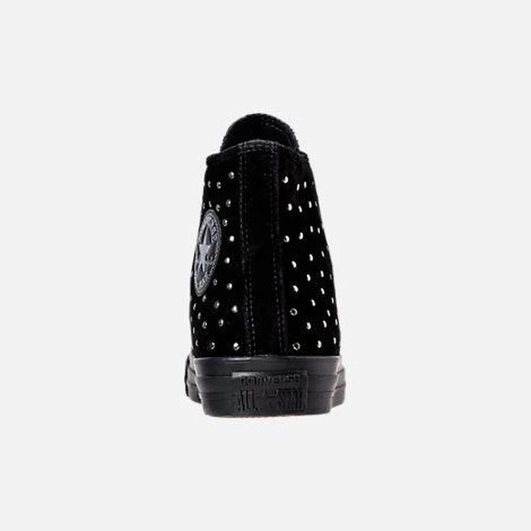 商品Converse|Women's Converse Chuck Taylor High Top Velvet Stud Casual Shoes,价格¥167,第5张图片详细描述