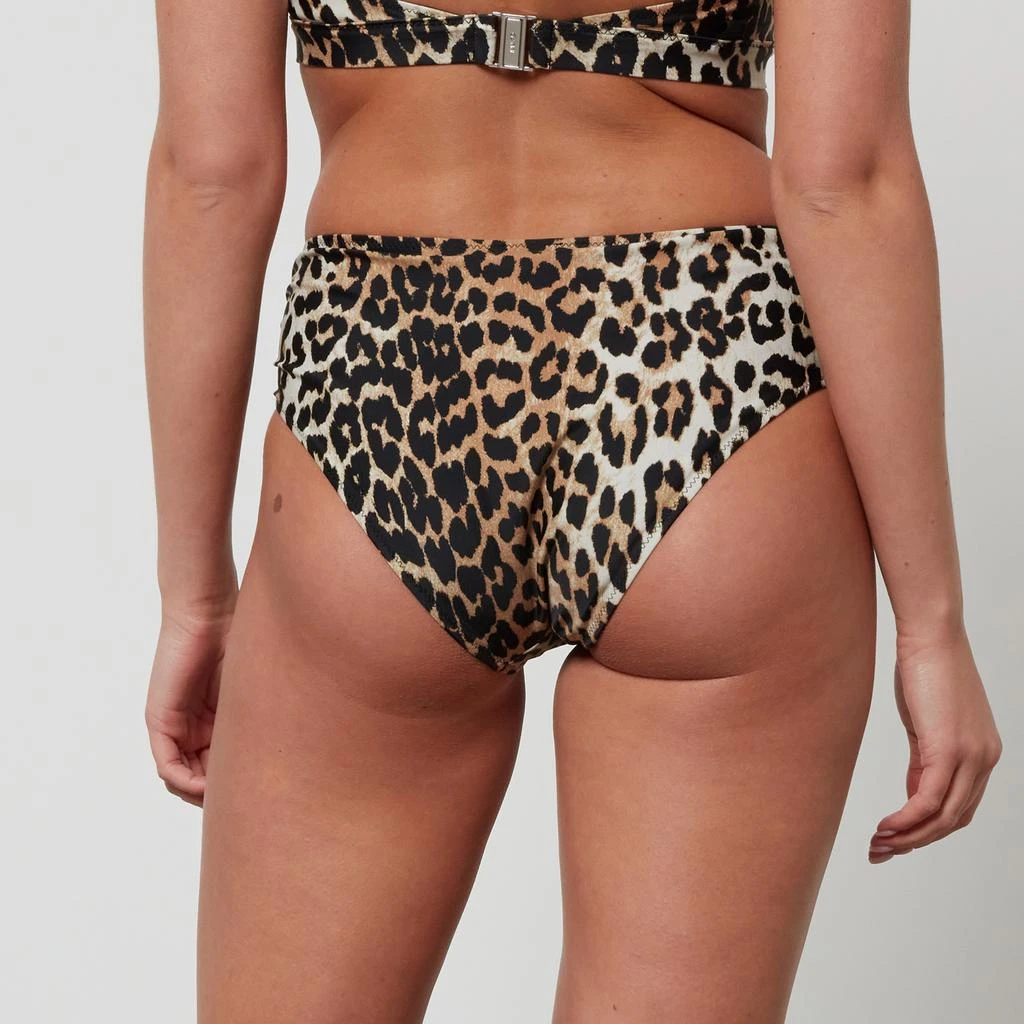 商品Ganni|Leopard-Print Recycled Bikini Bottoms,价格¥444,第2张图片详细描述