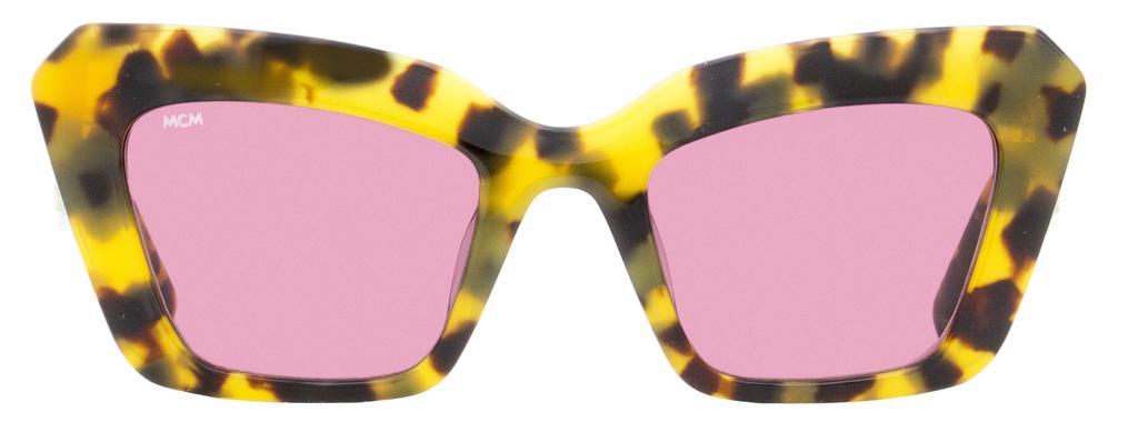 商品MCM|MCM Women's Cat Eye Sunglasses MCM731SLB 244 Tokyo Tortoise 49mm,价格¥684,第4张图片详细描述