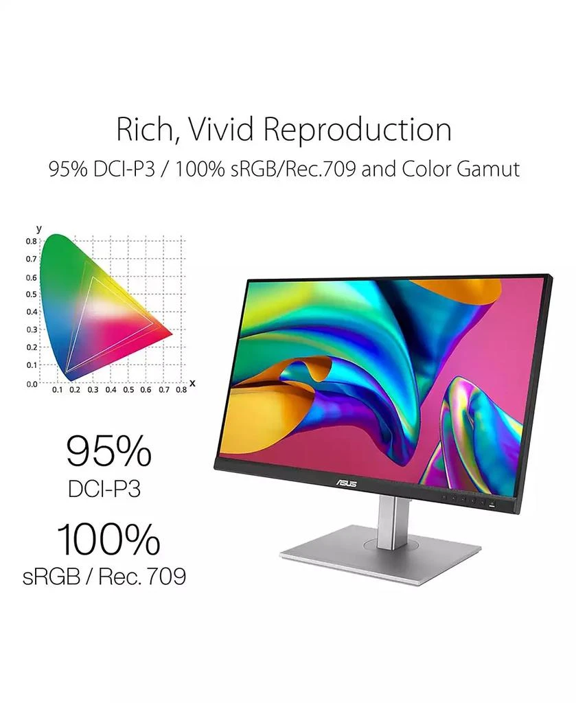 商品ASUS|ProArt Display PA278CGV 27" 16:9 QHD 144Hz IPS LED LCD Monitor,价格¥2866,第4张图片详细描述
