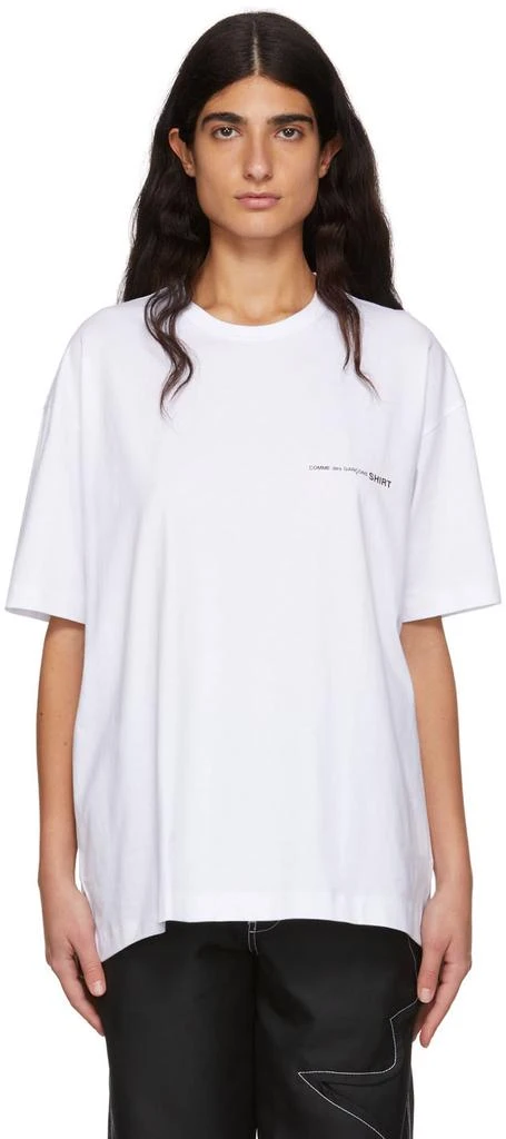 商品Comme des Garcons|White Logo T-Shirt,价格¥459,第1张图片