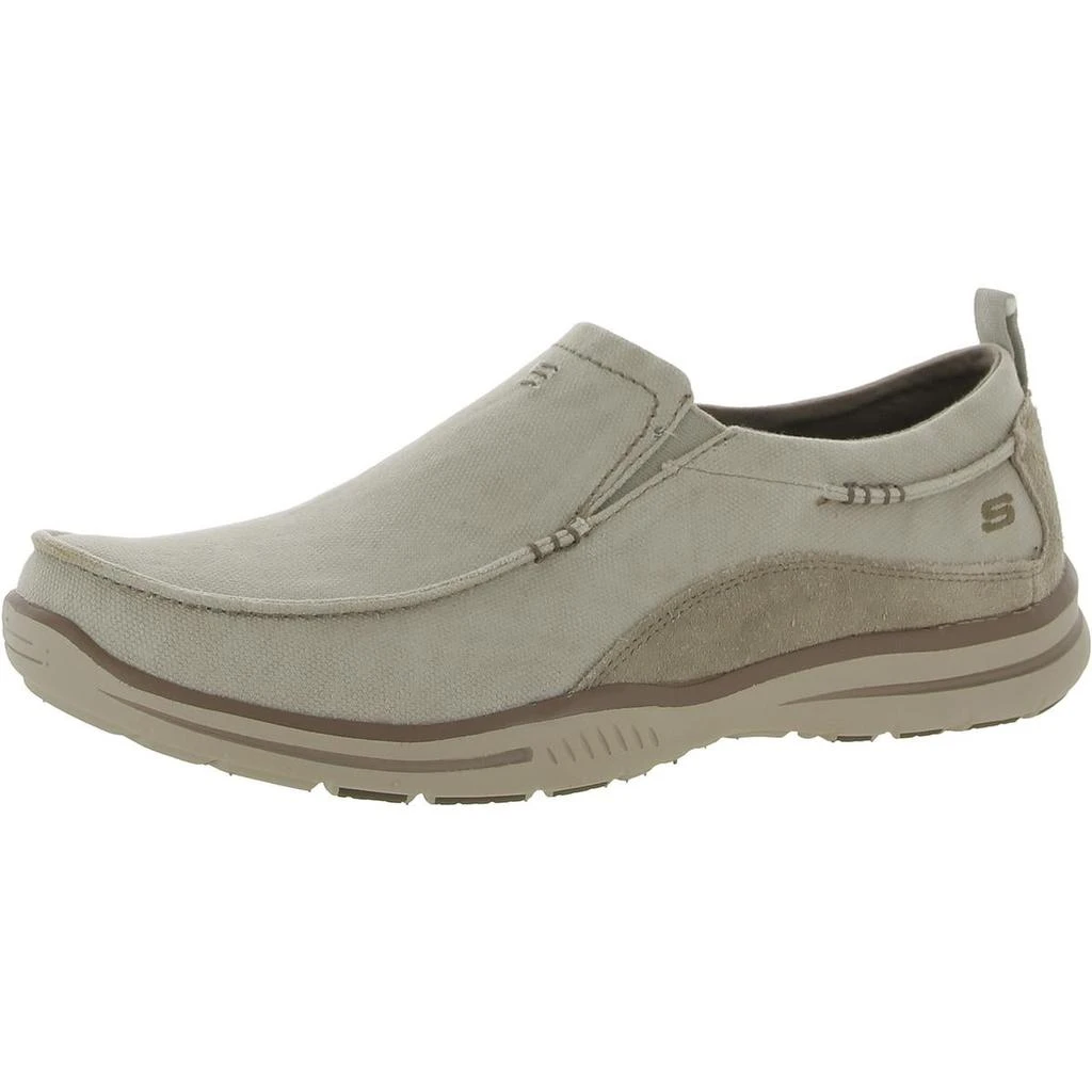 商品SKECHERS|Elected Drigo Mens Canvas Memory Foam Loafers,价格¥337,第1张图片