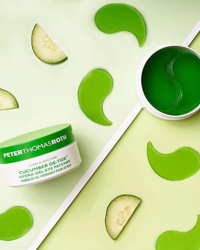 商品Peter Thomas Roth|Cucumber De Tox Hydra Gel Eye Patches,价格¥387,第3张图片详细描述