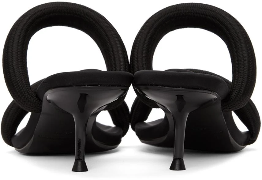 商品Alexander Wang|Black Padded Jessie Heeled Sandals,价格¥3020,第4张图片详细描述