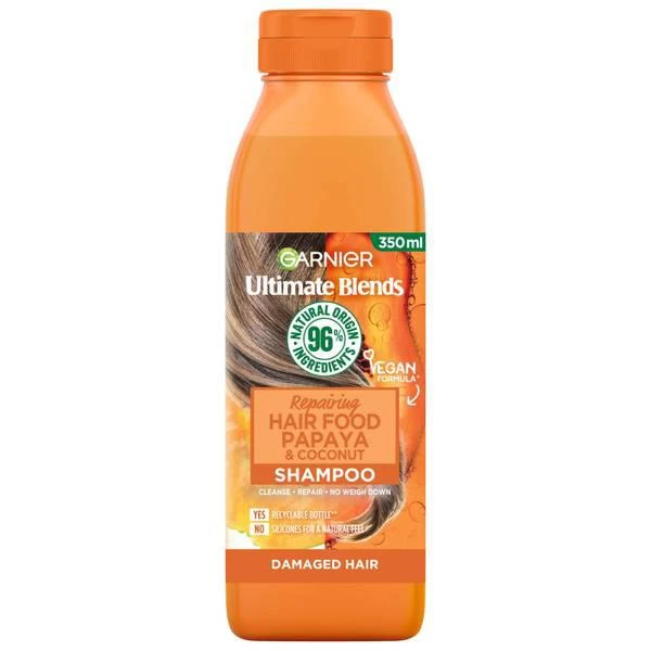 商品Garnier|Garnier Ultimate Blends Repairing Hair Food Papaya Shampoo For Damaged Hair 350ml,价格¥35,第1张图片