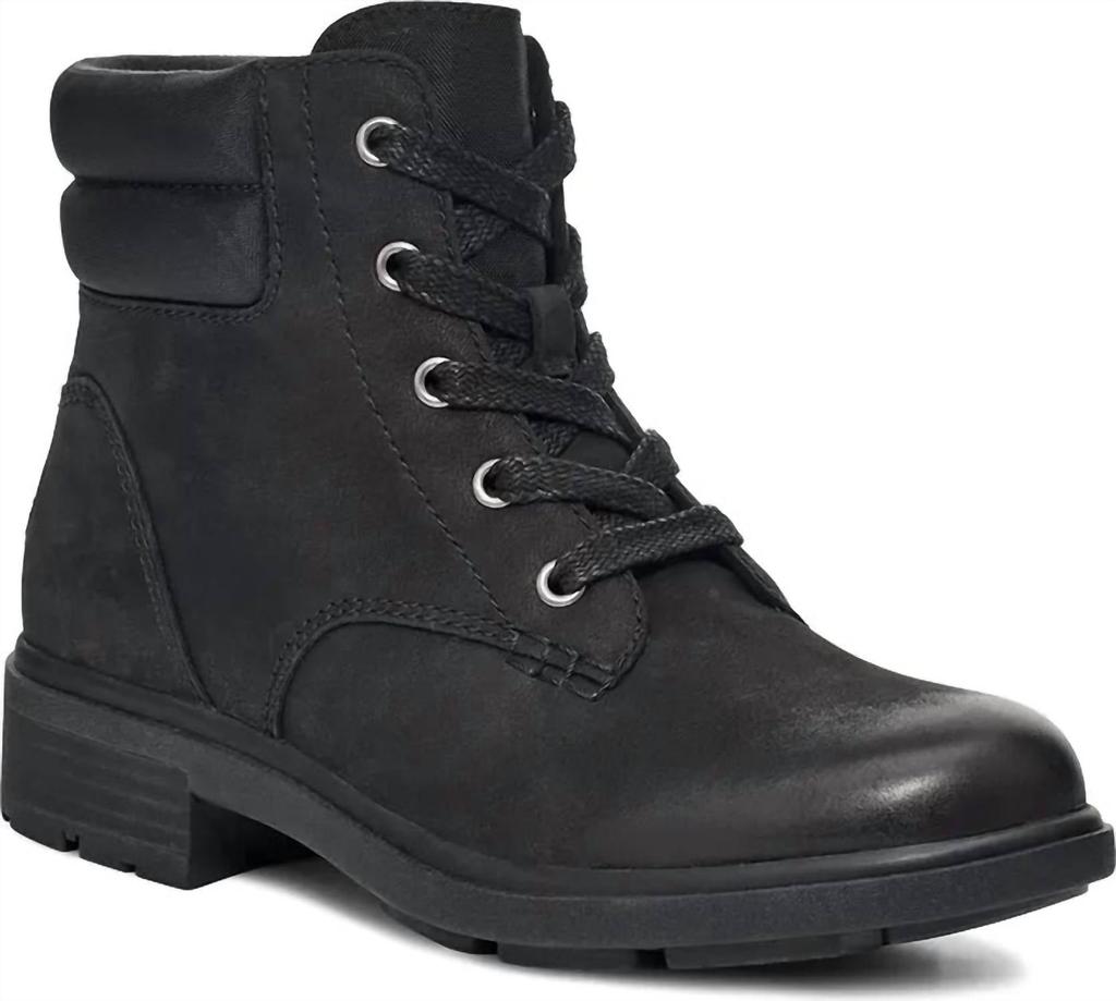 W Harrison Lace Boot in Black商品第2张图片规格展示