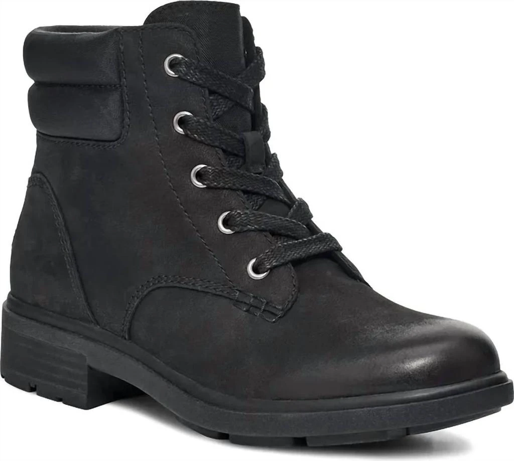 商品UGG|W Harrison Lace Boot in Black,价格¥995,第2张图片详细描述