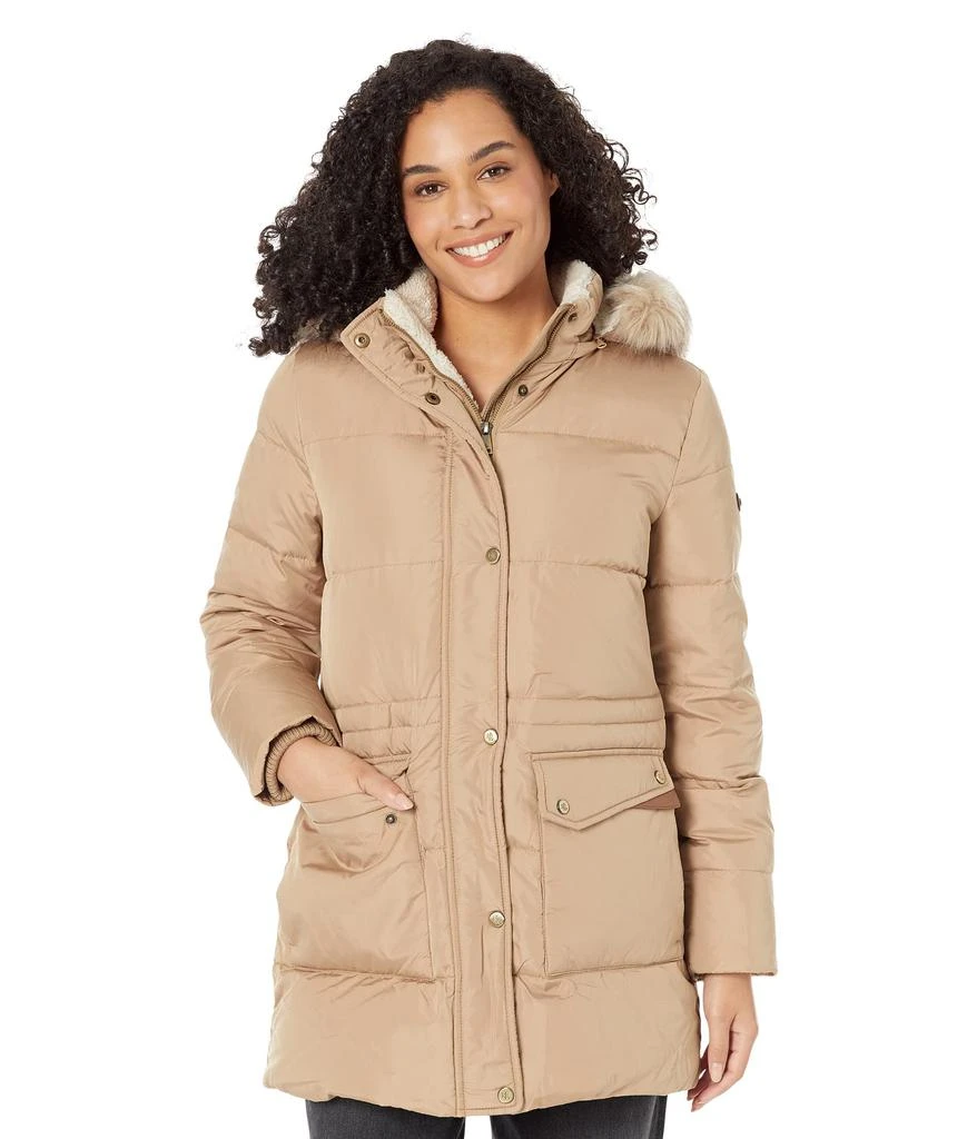 商品Ralph Lauren|Down Coat with Chest Zip and Patch Pocket,价格¥1571,第1张图片