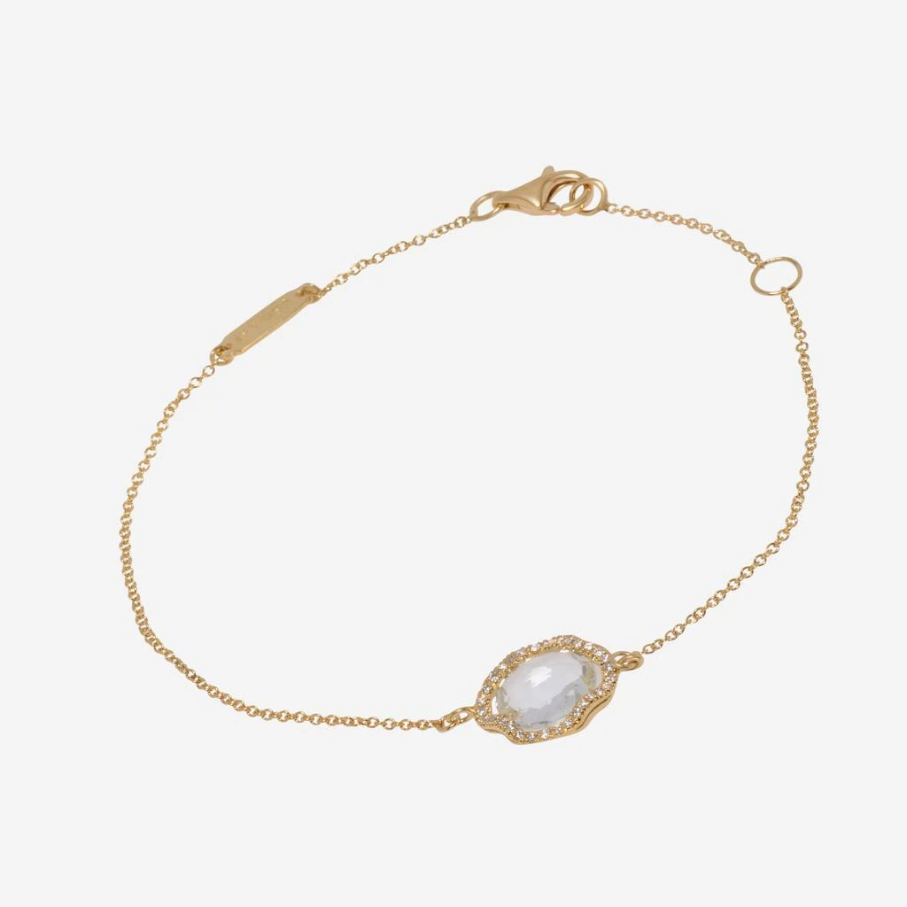 商品Suzanne Kalan|Suzanne Kalan 18K Yellow Gold Diamond And White Topaz Bracelet BB500-YGWT,价格¥3103,第1张图片