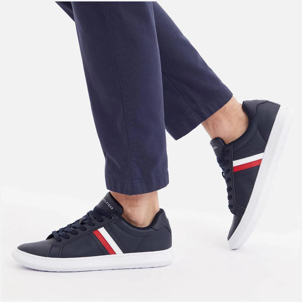 Tommy Hilfiger Corporate Cup Stripe Leather Trainers 商品