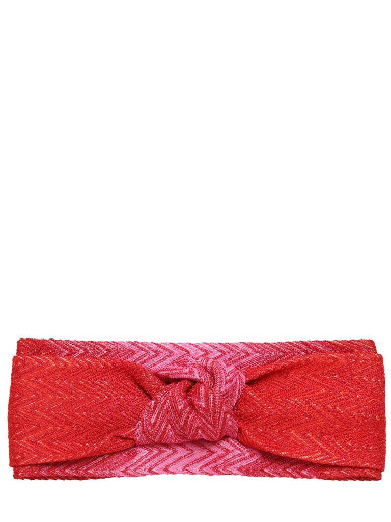 商品Missoni|Zig Zag Knit Viscose Headband,价格¥1805,第1张图片
