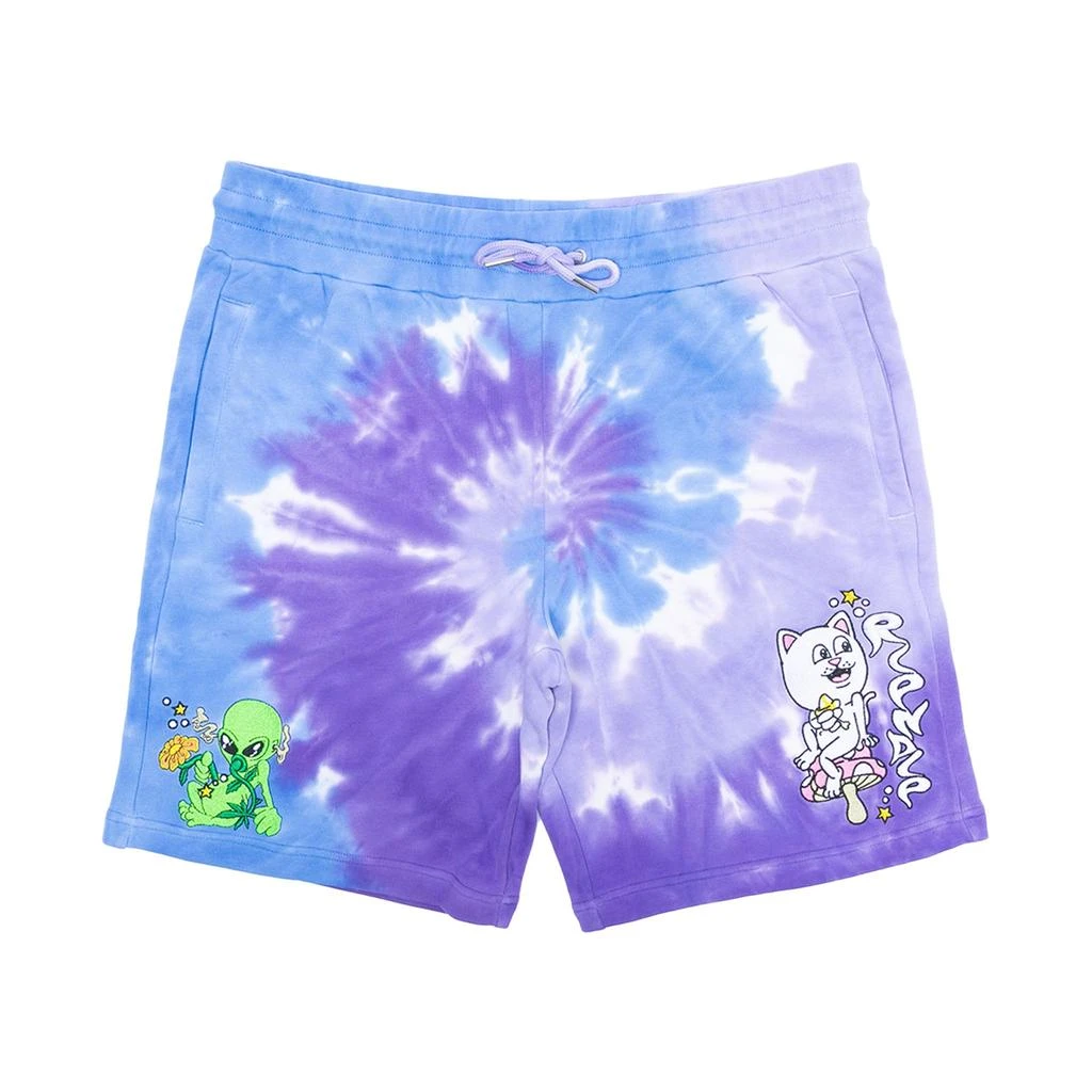 商品RIPNDIP|Friday Jr Sweatshorts (Purple/Lilac Spiral Dye),价格¥228,第2张图片详细描述