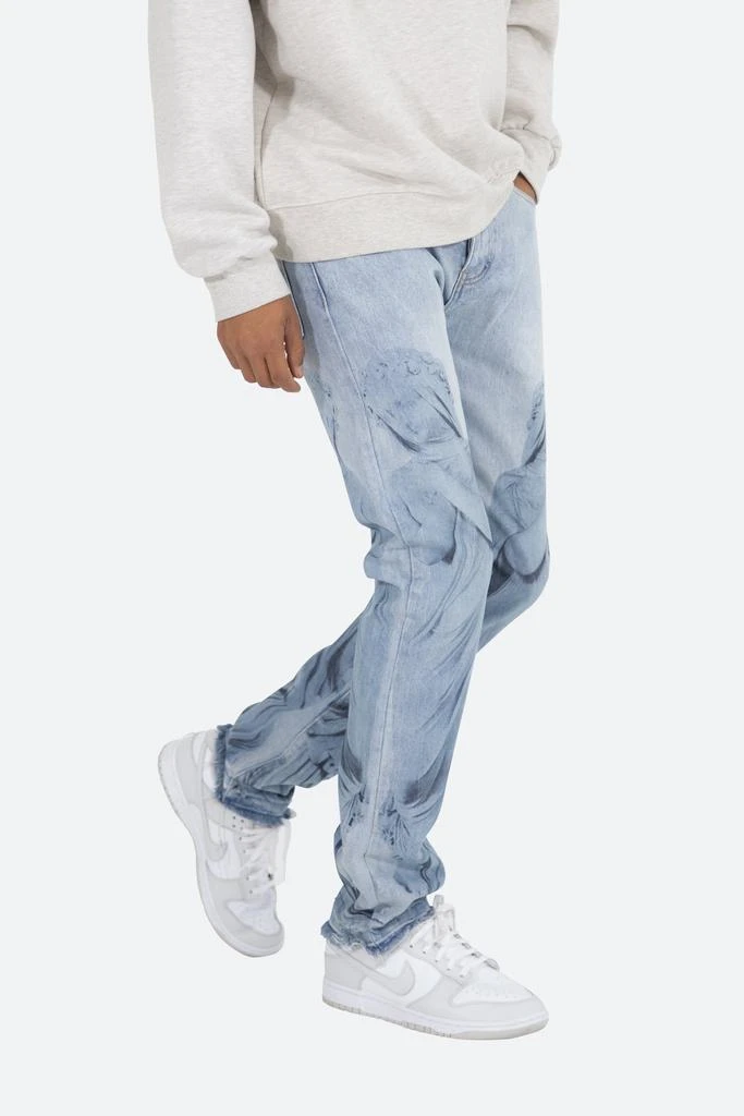 D206 Overlay Straight Denim - Blue 商品