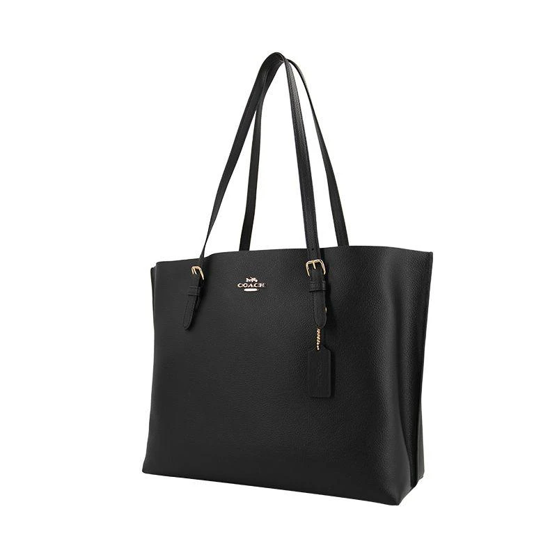 商品Coach|COACH 蔻驰 女士黑色皮质手提单肩包托特包 1671IMF2L,价格¥2985,第3张图片详细描述