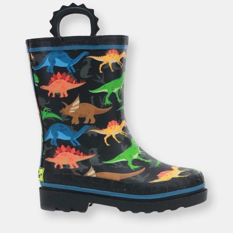 商品Western Chief|Kids Dino World Rain Boots 12 YOUTH,价格¥265,第1张图片