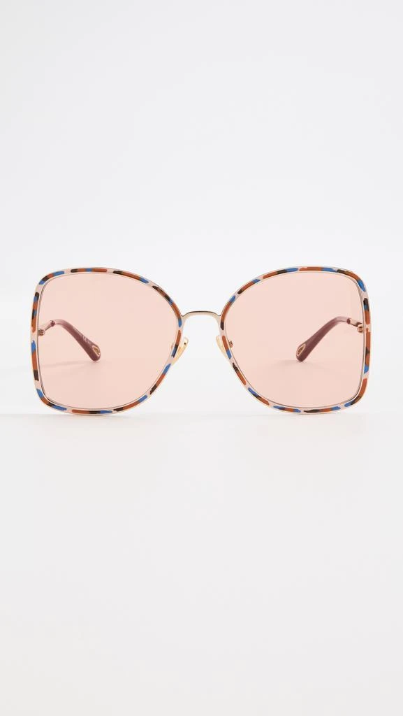 商品Chloé|Chloe Vitto 太阳镜,价格¥1387,第2张图片详细描述