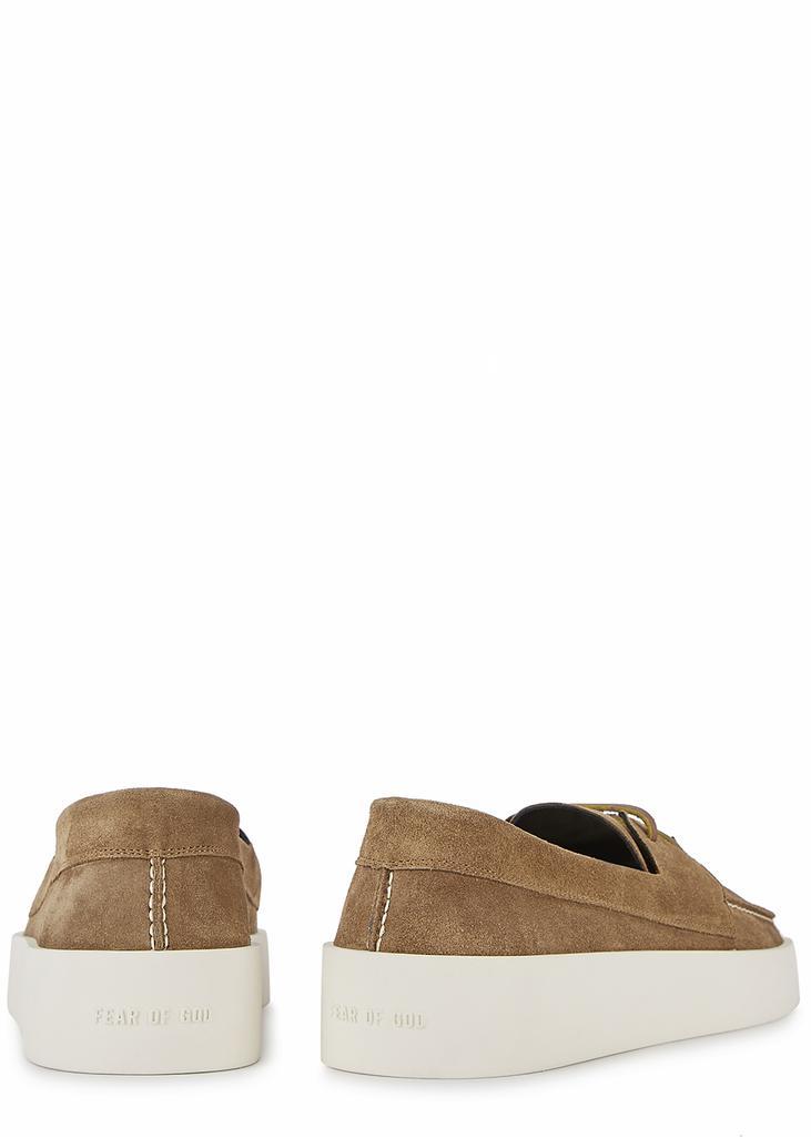 商品Fear of god|Brown suede boat shoes,价格¥4878,第5张图片详细描述