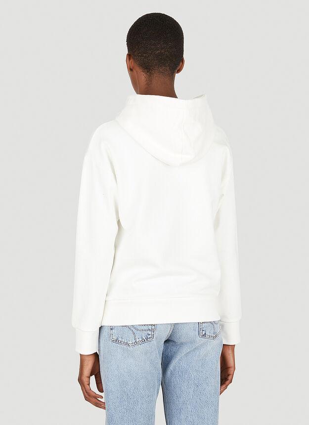 Christina Hooded Sweatshirt in White商品第4张图片规格展示